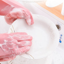 Load image into Gallery viewer, Silicone Washing Rubber Gloves