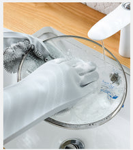 Load image into Gallery viewer, Silicone Washing Rubber Gloves
