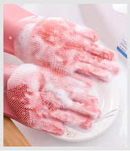 Load image into Gallery viewer, Silicone Washing Rubber Gloves
